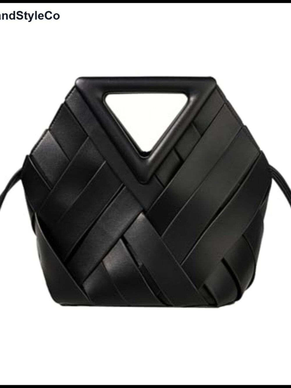Woven PU Leather Hobo Bag Top Handle Clutch with Pouch Crossbody Satchel